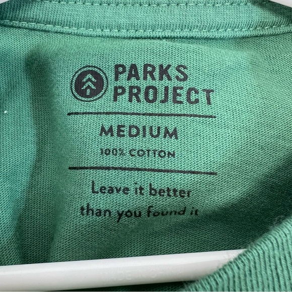 Parks Project Bear Float Youth Tee in Green medium - Picture 4 of 4